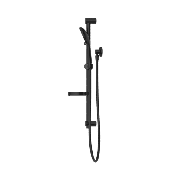 NRO315MB Matt Black Shower Rail