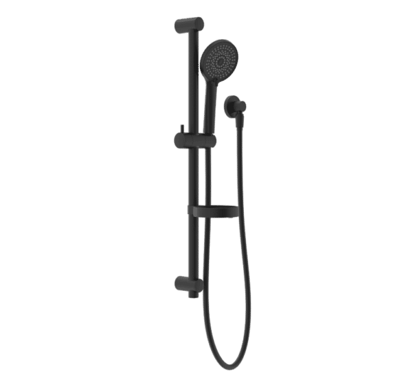 NRO315MB Matt Black Shower Rail