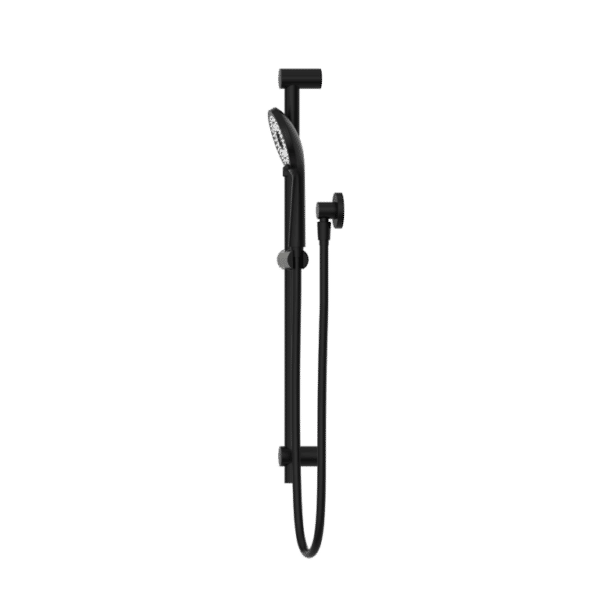 NRO318MB Matt Black Shower Rail