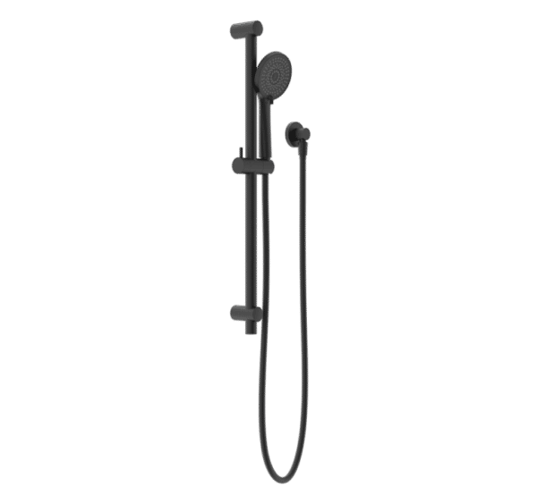 NRO318MB Matt Black Shower Rail