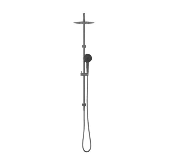 NRO32105DGM Gun Metal Twin Shower Rail