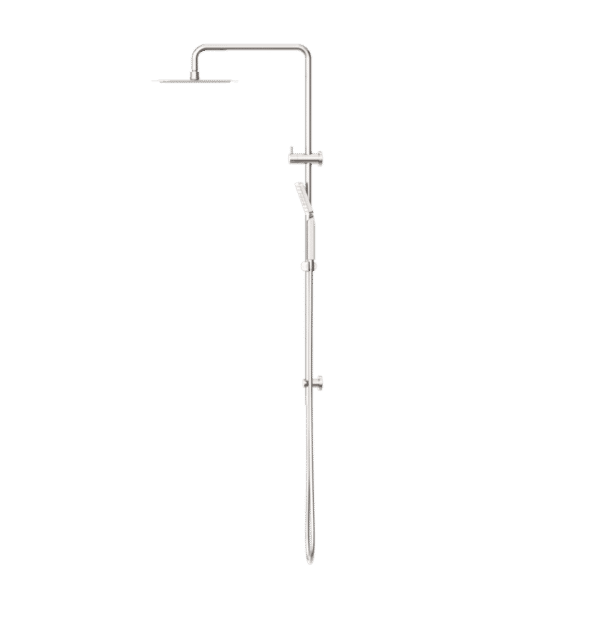 NRO32105EBN Brushed Nickel Twin Shower Rail