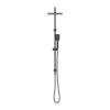 NRO32105EMB-1 NRO32105EMB Matt Black Twin Shower Rail