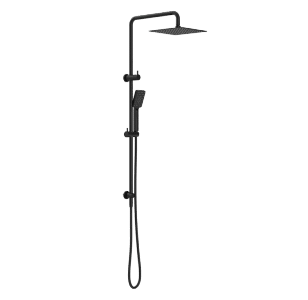 NRO32105EMB Matt Black Twin Shower Rail