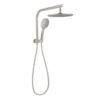 NRO50805BBN-2 NRO50805BBN Brushed Nickel 2 in 1 Twin Shower Rail