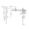 NRO50805BMB Matt Black 2 in 1 Twin Shower Rail
