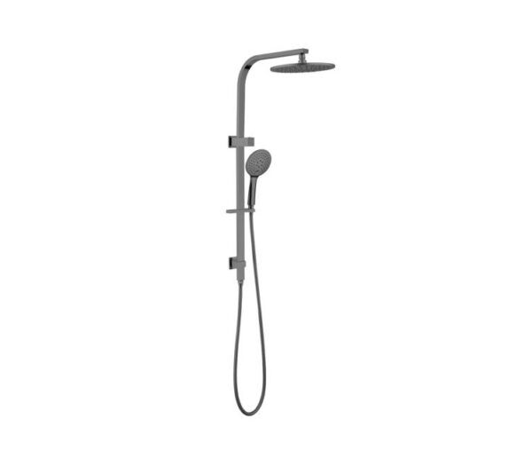 NRO50805CGM Gun Metal Twin Shower Rail