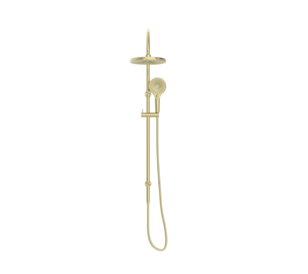 NRO51905EBG Brushed Gold Twin Shower Rail
