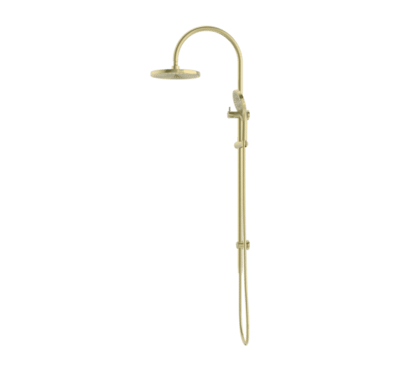 NRO51905EBG Brushed Gold Twin Shower Rail