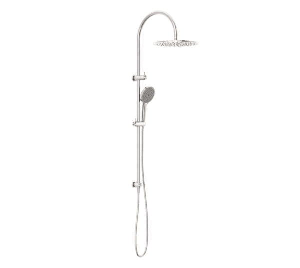 NRO51905HBN Brushed Nickel Twin Shower Rail with Air Shower II