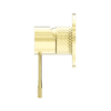 NRO51909BG-1 NRO51909BG Brushed Gold 80mm Plate Shower Mixer