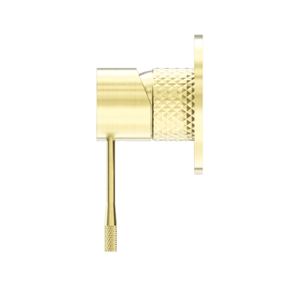 NRO51909BG Brushed Gold 80mm Plate Shower Mixer