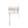 NRO51909BN Brushed Nickel 80mm Plate Shower Mixer