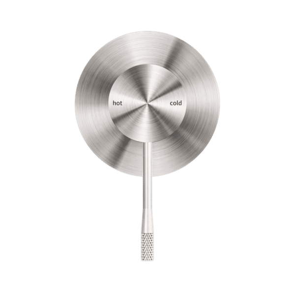 NRO51909BN Brushed Nickel 80mm Plate Shower Mixer