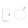 NRO71909BG-3 NRO71909BG Brushed Gold Shower Mixer