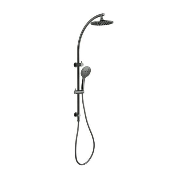 NRO80705EGM Gun Metal Twin Shower Rail