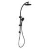 NRO80705EMB-2 NRO80705EMB Matt Black Twin Shower Rail