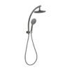 NRO80705FGM Gun Metal 2 in 1 Twin Shower Rail