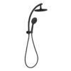 NRO80705FMB NRO80705FMB Matt Black 2 in 1 Twin Shower Rail
