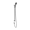 NROCS004GM Care Gun Metal 25mm Grab Rail & Adjustable Shower Rail Set 900mm