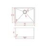 OSYH665R OSYH665R Laundry Sink 650x500x300 mm (80L)