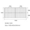 SG-86MW-1200-1 SG-86 Matt White Wall Hung Vanity - 1200x460mm