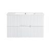 SG-86MW-900 SG-86 Matt White Wall Hung Vanity - 900x460mm