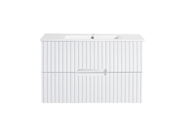 SG-86 Matt White Wall Hung Vanity - 900x460mm