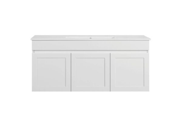 SG-96 Matt White Wall Hung Vanity Single Basin - 1200x460mm