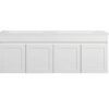 SG-96MW-1500-D SG-96 Matt White Wall Hung Vanity Double Basins - 1500x460mm