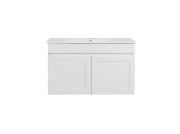SG-96 Matt White Wall Hung Vanity - 900x460mm