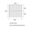 WH86-600-600×556-2 SG-86 Matt White Wall Hung Vanity - 600x460mm