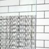 1 SS26 - Black Walk In Shower Screen - 850mm