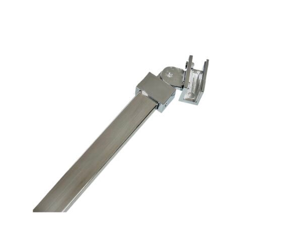 Chrome Swivel Shower Screen Corner Supporting Bar 1000mm