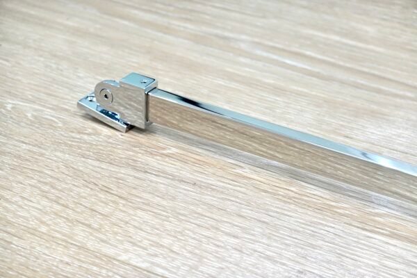 Chrome Swivel Shower Screen Corner Supporting Bar 1000mm