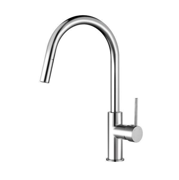 AS70P Chrome Pull Out Kitchen Sink Mixer