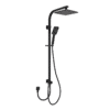 BV-DEKO-DSHSSBLK BV-DEKO-DSHSSBLK Black Twin Shower Rail