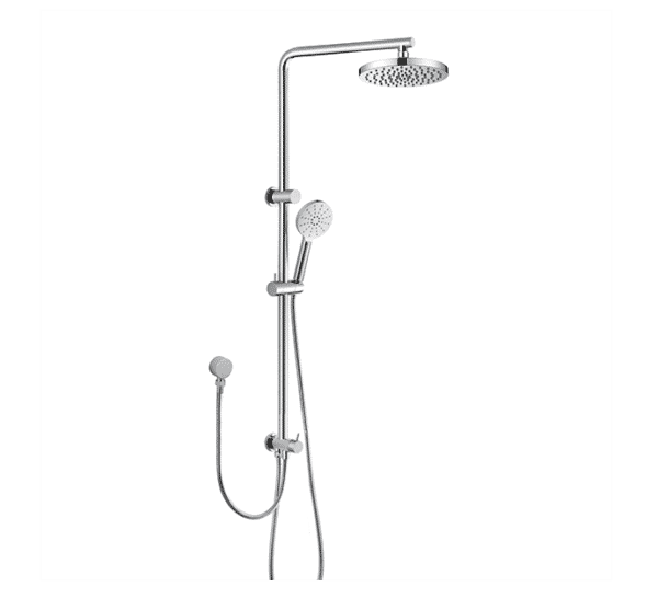 BV-RACO-DSHR Chrome Twin Shower Rail