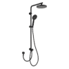 BV-RACO-DSHRBLK BV-RACO-DSHRBLK Black Twin Shower Rail