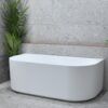 CESB783GW CESB783GW - Gloss White Oval Freestanding Back to Wall Bath 1500/1700mm