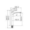 EC102ABN Brushed Nickel Basin Mixer