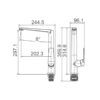 EC103-1 EC103BK Black Sink Mixer