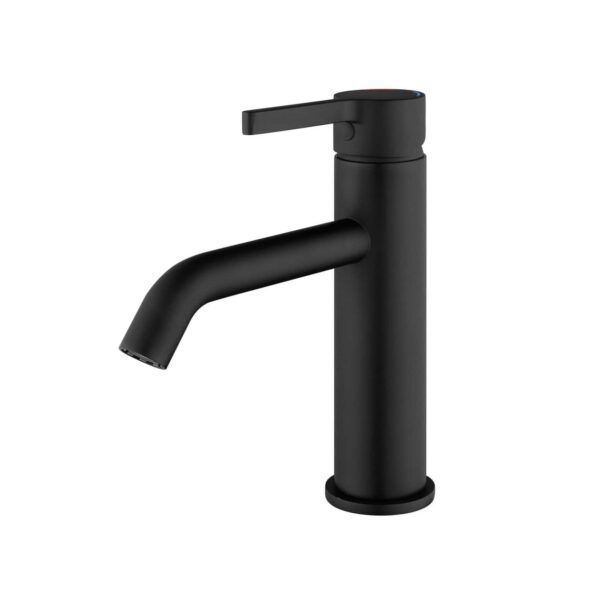 EC6501MK Matte Black Round Basin Mixer