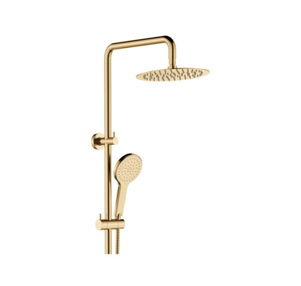 FNZ455109UB Urban Brass Twin Shower Rail