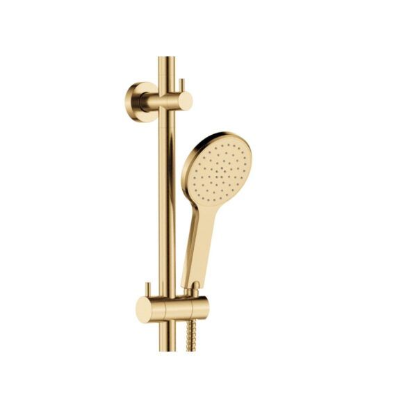 FNZ455109UB Urban Brass Twin Shower Rail