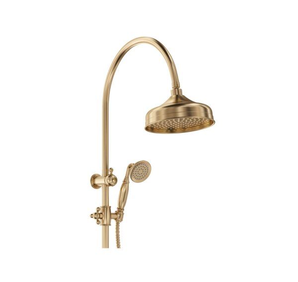 FNZ455114UB Urban Brass Twin Shower Rail
