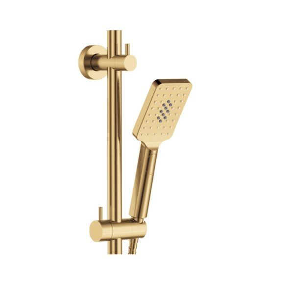 FNZ455116UB Urban Brass Twin Shower Rail