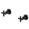 NRO01609MB NRO01609MB Matte Black X Plus Wall Tops Assembly