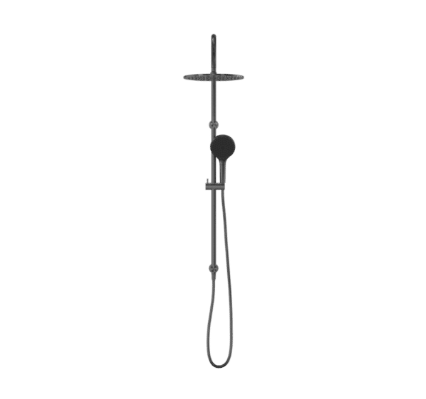 NRO21905HGM Gun Metal Twin Shower Rail with Air Shower II