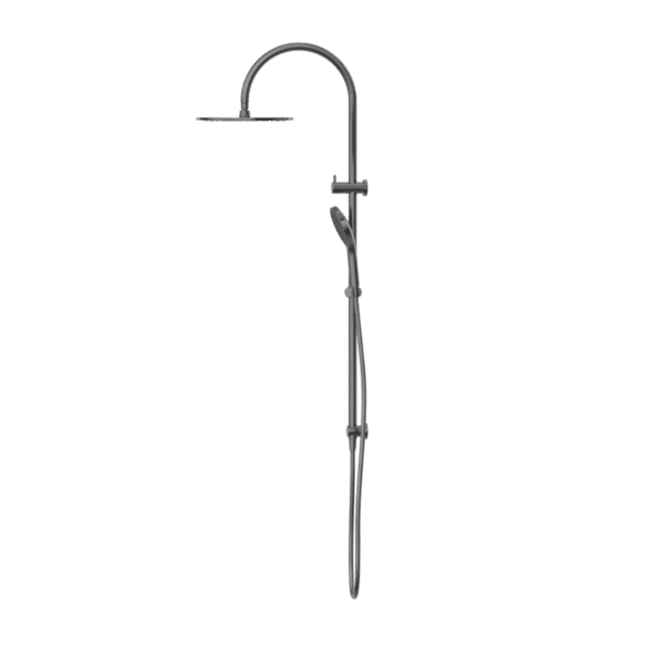 NRO21905HGM Gun Metal Twin Shower Rail with Air Shower II